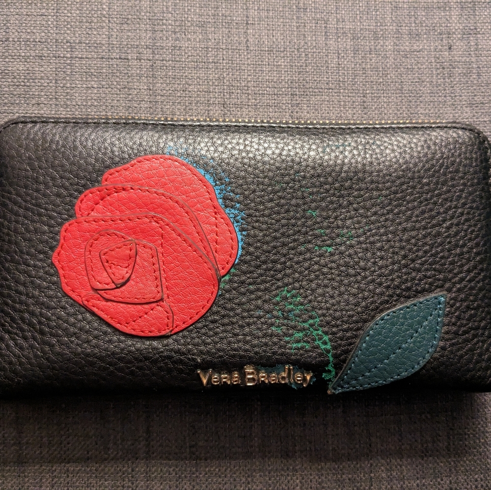 Vera Bradley Georgia leather wallet